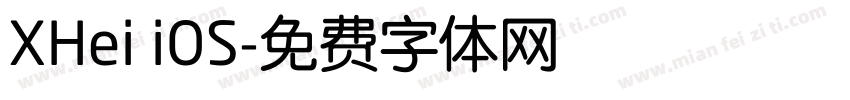 XHei iOS字体转换